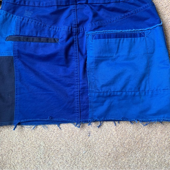 Zadig & Voltaire Janis Grunge Cotton Patchwork Mini Skirt - Medium Size 38 - Picture 12 of 16